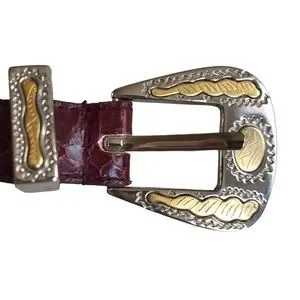 Vintage | Accessories | Genuine Snakeskin Leather Belt Made  display picture 2
